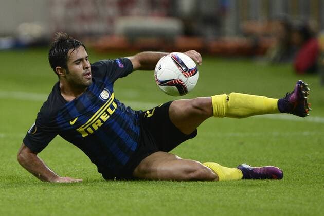 Bilder des Tages - SPORT Eder Inter Milano 20-10-2016 Stadio Giuseppe Meazza - Football Calcio Europa League Inter Mailand - FC Southampton. giuseppexceleste