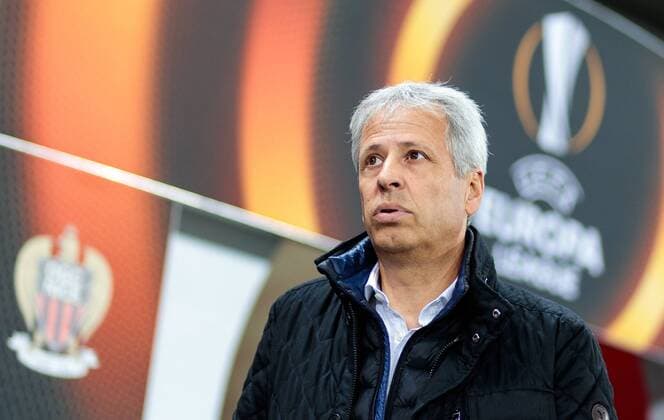 20.10.2016, Red Bull Arena, Salzburg, AUT, UEFA EL, FC Red Bull Salzburg vs OGC Nizza, Gruppe I, im Bild Coach Lucien Favre (OGC Nice) during the UEFA Europa League group I match between FC Red Bull Salzburg and OGC Nizza at the Red Bull Arena in Salzburg, Austria on 2016 10 20. Salzburg  EP_fei  