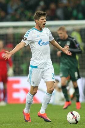 Themen der Woche - Sport Bilder des Tages - SPORT KRASNODAR, RUSSIA - OCTOBER 20, 2016: FC Schalke 04 s Klaas-Jan Huntelaar reacts in the 2016 17 Season UEFA Europa League Group I Round 3 football match against FC Krasnodar at Krasnodar Stadium. FC Schalke 04 won the game 1-0. Vitaly Timkiv TASS  TS0350DF