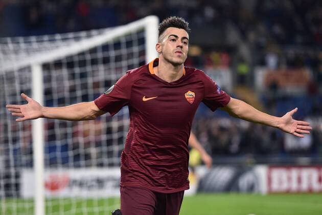 Rom, Italien - Fussball, Europa League, AS Rom vs. Austria Wien: Stephan El Shaarawy 