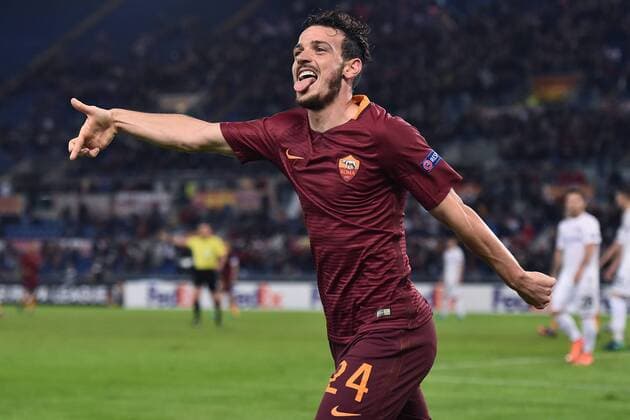 Rom, Italien - Fussball, Europa League, AS Rom vs. Austria Wien: Alessandro Florenzi 