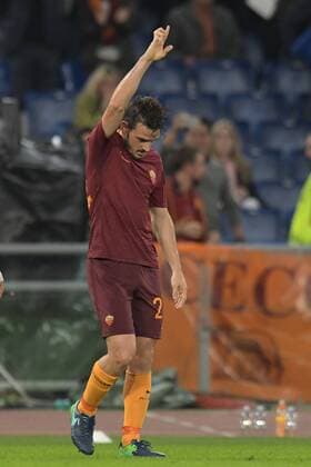 Alessandro Florenzi Roma. Goal celebration. Roma 20-10-2016 Stadio Olimpico Football Calcio Europa League AS Roma - Austria Wien AntoxBaldassarre