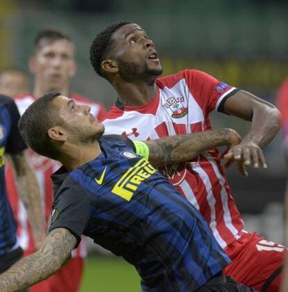 UEFA Europa League 2016 2017, Inter Mailand - FC Southampton, mauro icardi e cuco martina xHOCHxZWEIx xItalyxPhotoxPressx 