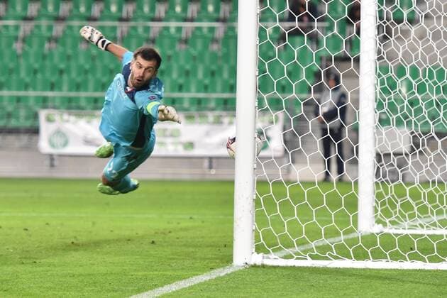 Fußball, EL, AS St. Etienne - FK Qäbälä Dmytro Bezotosniy (Qabala) - Fussball, Europa League, AS Saint Etienne vs. Gabala FK - Groupe C - 20 10 2016 FredericChambert Panoramic 
