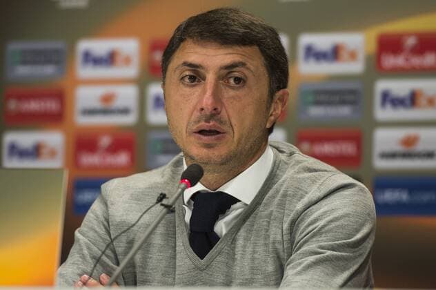 coach Shota Arveladze of Maccabi Tel Aviv FCduring the UEFA Europa League group D match between AZ Alkmaar and Maccabi Tel Aviv on October 20, 2016 at the AFAS stadium in Alkmaar, The Netherlands. AZ v Maccabi Tel Aviv UEFA Europa League 2016 2017 xVIxGerritxvanxKeulenxIVx 6432489