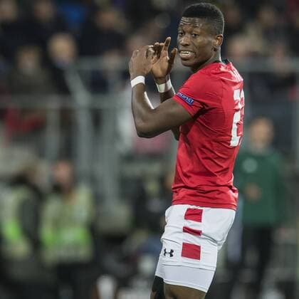 Fred Friday of AZ Alkmaarduring the UEFA Europa League group D match between AZ Alkmaar and Maccabi Tel Aviv on October 20, 2016 at the AFAS stadium in Alkmaar, The Netherlands. AZ v Maccabi Tel Aviv UEFA Europa League 2016 2017 xVIxGerritxvanxKeulenxIVx 6432490