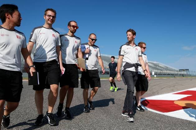 Motorsports: FIA Formula One World Championship WM Weltmeisterschaft 2016, Grand Prix of United States, 8 Romain Grosjean (FRA, Haas F1 Team), xHOCHxZWEIx