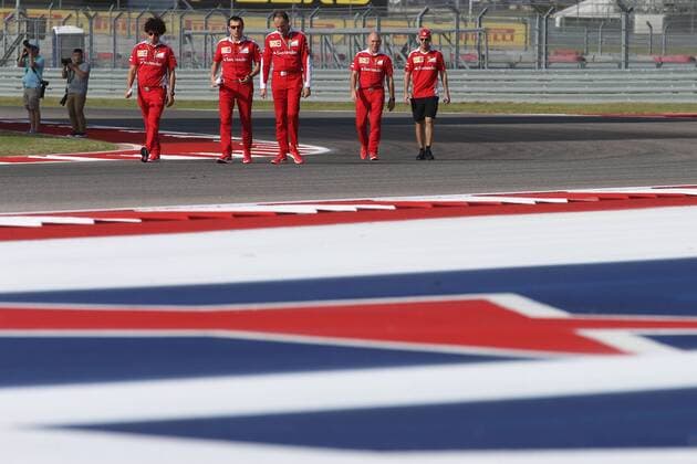 Motorsports: FIA Formula One World Championship WM Weltmeisterschaft 2016, Grand Prix of United States, 5 Sebastian Vettel (GER, Scuderia Ferrari), xHOCHxZWEIx