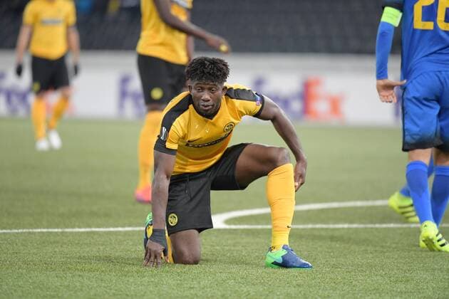 20.10.2016 Bern,Schweiz Fussball Herren Europa League Saison 2016 2017 BSC Young Boys - Apoel Nikosia Bild zeigt Sekou Sanogo Einzelbild Aktion 