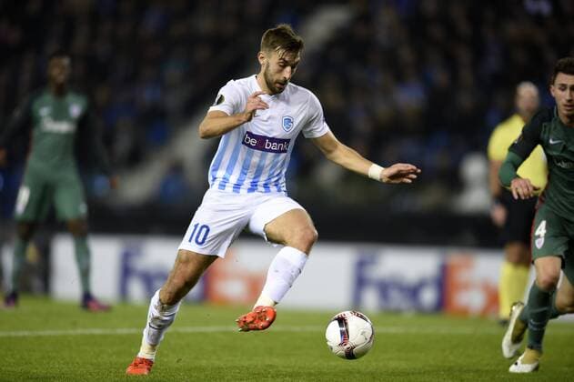 Tino-Sven Susic midfielder of KRC Genk FOOTBALL : Racing Genk vs Athletic Bilbao - Ligue Europa - 20 10 2016 Photonews Panoramic  665590041