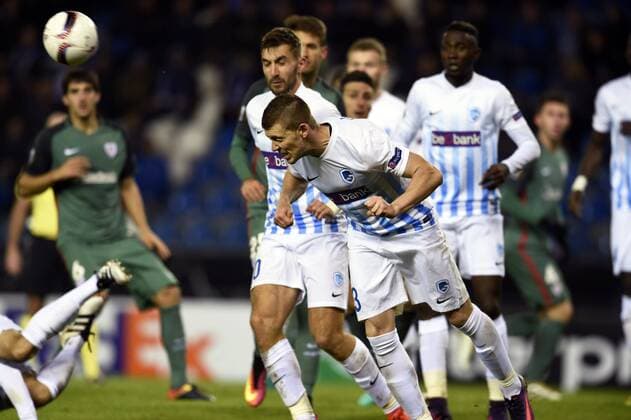 Nastic Bojan defender of KRC Genk FOOTBALL : Racing Genk vs Athletic Bilbao - Ligue Europa - 20 10 2016 Photonews Panoramic  665590041