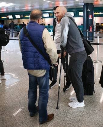 SOCCER - EL, Roma vs A.Wien ROME,ITALY,21.OCT.16 - SOCCER - UEFA Europa League, group stage, AS Roma vs FK Austria Wien, departure from Rome Airport. Image shows Robert Almer (A.Wien). GEPAxpictures xChristianxOrt