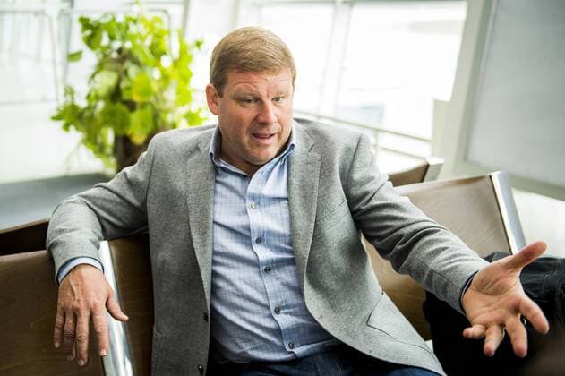 Gent s head coach Hein Vanhaezebrouck talks to the press at the airport in Lviv, Ukraine, on Friday 21 October 2016. Yesterday Gent played the third game of the group stage (group H) of the Europa League competition against Ukraine club Shaktar Donetsk, losing 5-0. JASPERxJACOBS  x04963620x