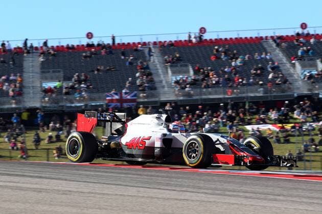 United States Grand Prix, Austin 20 - 23 October 2016 21.10.2016 - Free Practice 1, Romain Grosjean (FRA) Haas F1 Team VF-16 