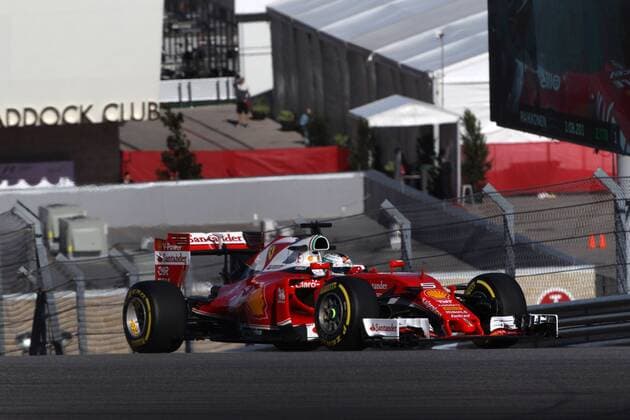 United States Grand Prix, Austin 20 - 23 October 2016 21.10.2016 - Free Practice 1, Sebastian Vettel (GER) Scuderia Ferrari SF16-H 