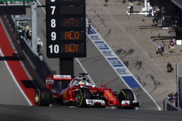 United States Grand Prix, Austin 20 - 23 October 2016 21.10.2016 - Free Practice 1, Sebastian Vettel (GER) Scuderia Ferrari SF16-H 