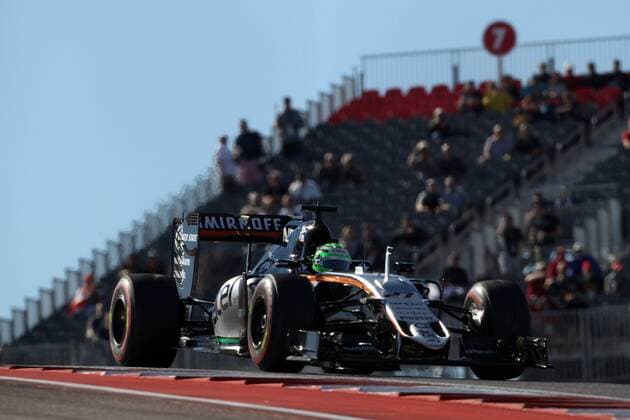 United States Grand Prix, Austin 20 - 23 October 2016 21.10.2016 - Free Practice 1, Nico Hulkenberg (GER) Sahara Force India F1 VJM09 