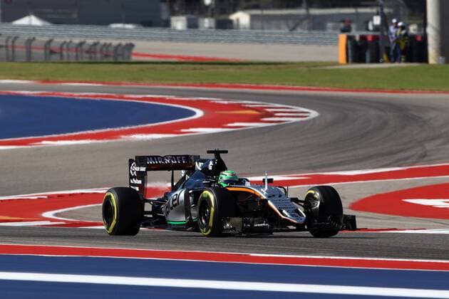 United States Grand Prix, Austin 20 - 23 October 2016 21.10.2016 - Free Practice 1, Nico Hulkenberg (GER) Sahara Force India F1 VJM09 