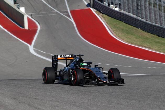 United States Grand Prix, Austin 20 - 23 October 2016 21.10.2016 - Free Practice 1, Nico Hulkenberg (GER) Sahara Force India F1 VJM09 