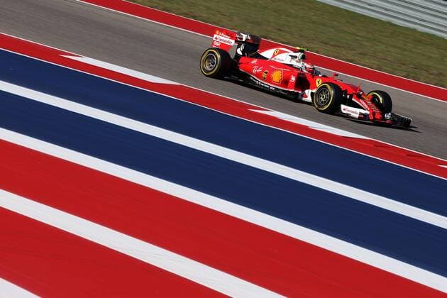 United States Grand Prix, Austin 20 - 23 October 2016 21.10.2016 - Free Practice 1, Kimi Raikkonen (FIN) Scuderia Ferrari SF16-H 