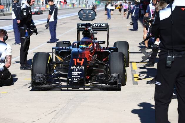 United States Grand Prix, Austin 20 - 23 October 2016 21.10.2016 - Free Practice 1, Fernando Alonso (ESP) McLaren Honda MP4-31 