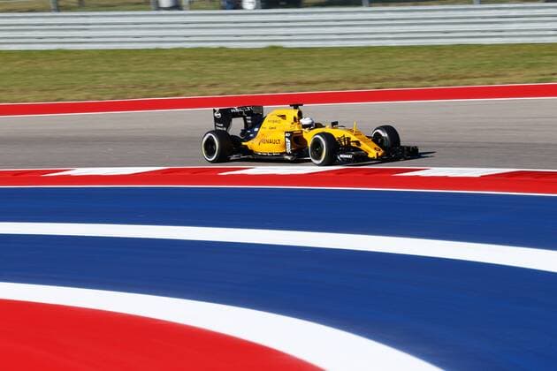 Motorsports: FIA Formula One World Championship WM Weltmeisterschaft 2016, Grand Prix of United States, 20 Kevin Magnussen (DEN, Renault Formula 1 Team), xHOCHxZWEIx