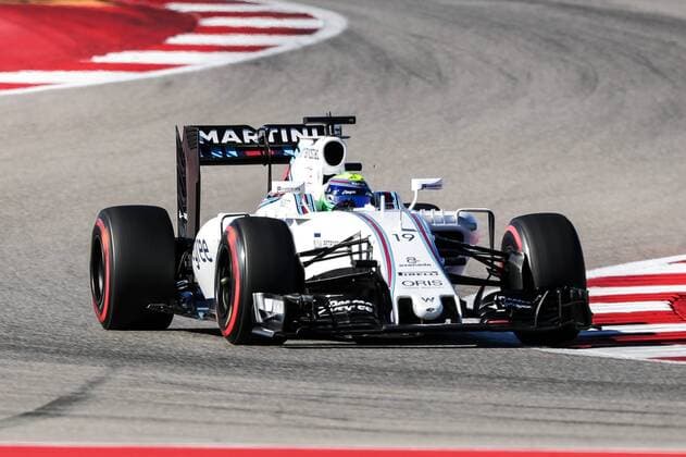 October 22, 2016 - Austin, Texas, U.S - Williams driver Felipe Massa (19) of Brazil in action during practice before the race at the Circuit of the Americas race track in Austin,Texas. F1 2016 - Formula 1 United States Grand Prix. - ZUMAw300 20161022_zaf_w300_074
