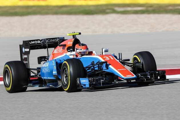 October 22, 2016 - Austin, Texas, U.S - Manor driver Esteban Ocon (31) of France in action during practice before the race at the Circuit of the Americas race track in Austin,Texas. F1 2016 - Formula 1 United States Grand Prix. - ZUMAw300 20161022_zaf_w300_084