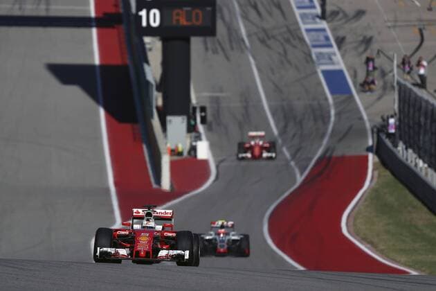 Qualifying training session F1 GP at Austin, USA. In this picture, Sebastian Vettel. xRUBIOx  RV RACING PRESS