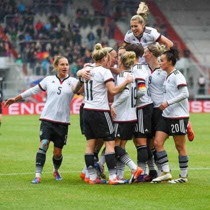 Torjubel, Jubel, Freude, Fussball, Länderspiel Frauen, Deutschland - Österreich, Fussball, Länderspiel Frauen, Deutschland - Österreich, xmhx