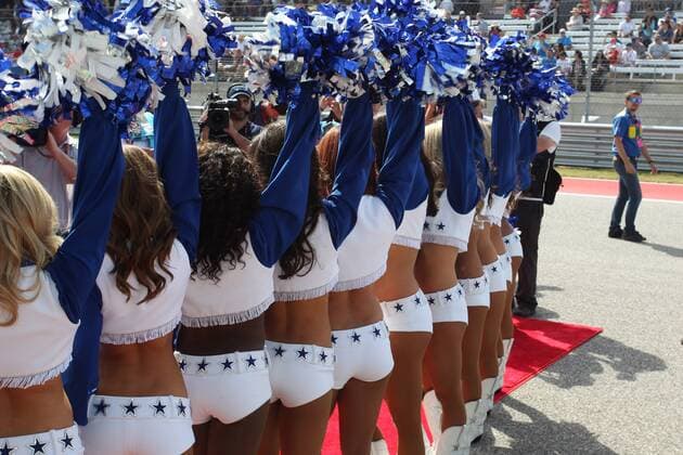 United States Grand Prix, Austin 20 - 23 October 2016 23.10.2016 - Dallas Cowboys Cheerleaders 