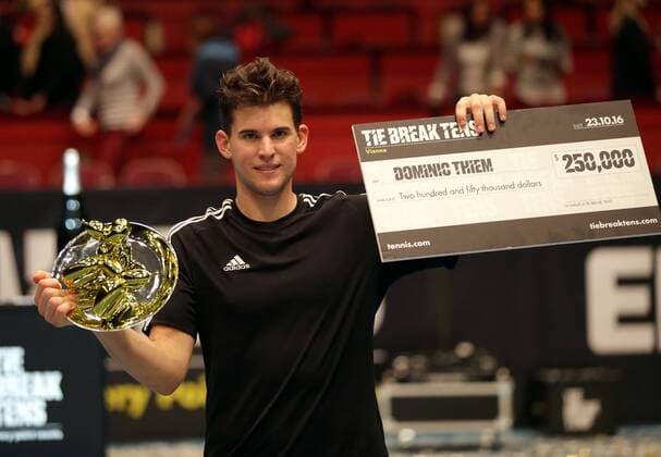 Bilder des Tages - SPORT TENNIS - ATP Tennis Herren Erste Bank Open VIENNA,AUSTRIA,23.OCT.16 - TENNIS - ATP World Tour, Erste Bank Open, Tiebreak-tournament. Image shows Dominic Thiem (AUT). GEPAxpictures xWalterxLuger