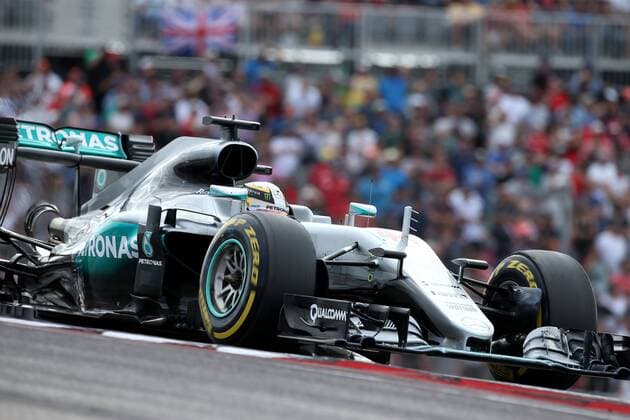 Motorsports: FIA Formula One World Championship WM Weltmeisterschaft 2016, Grand Prix of United States, 44 Lewis Hamilton (GBR, Mercedes AMG Petronas Formula One Team), xHOCHxZWEIx