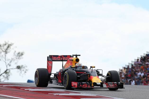 Motorsports: FIA Formula One World Championship WM Weltmeisterschaft 2016, Grand Prix of United States, 3 Daniel Ricciardo (AUS, Red Bull Racing), xHOCHxZWEIx
