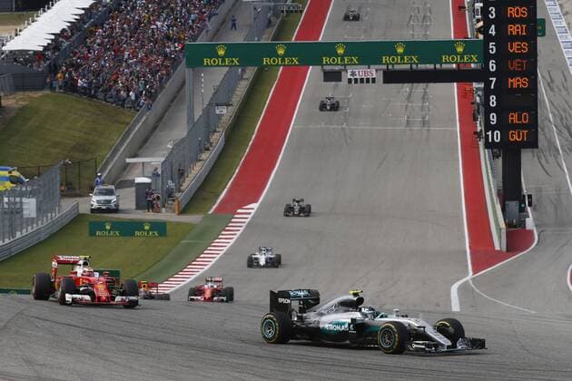Motorsports: FIA Formula One World Championship WM Weltmeisterschaft 2016, Grand Prix of United States, 6 Nico Rosberg (GER, Mercedes AMG Petronas Formula One Team), xHOCHxZWEIx