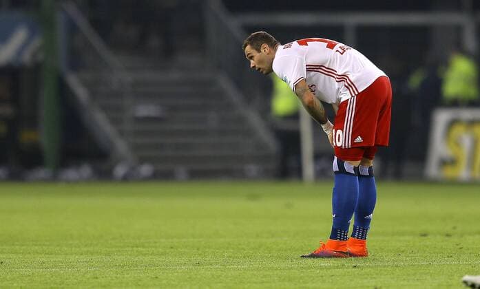 Foto : Pierre Lasogga ( HSV ) Fussball 1. Bundesliga am Fr. 21.10.2016 Hamburger SV - Eintracht Frankfurt