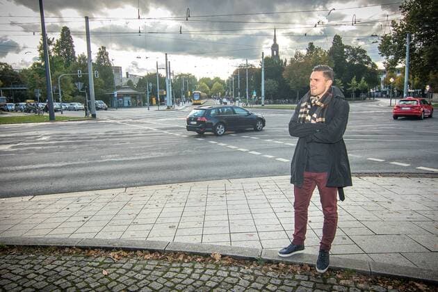 Pascal Testroet beim Fotoshooting. Pascal Testroet