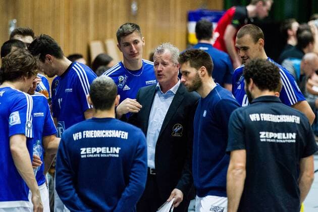 Vital Heynen (Trainer VfB); DVV-Pokal Achtelfinale: SSC Karlsruhe vs VfB Friedrichshafen, Albgauhalle, Karlsruhe-Ettlingen Germany, 20161026; Karlsruhe-Ettlingen Copyright: xWuechnerx xEibner-Pressefotox EP_nwr
