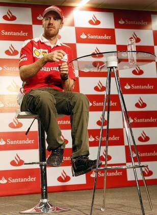 October 26, 2016 - Mexico - EUM20161026DEP11JPG.CIUDAD DE MEXICO.- Student Normalistas-CDMX.- El piloto aleman Sebastian Vettel, durante conferencia de prensa ofrecida en el Tecnologico de Monterrey Campus Santa Fe, este miercoles 26 de octubre de 2016, en el marco del Gran Premio de Formula 1 que se llevara a cabo este fin de semana. Foto: Agencia EL UNIVERSAL Agustin Salinas RCC F1 2016 - Mexico Grand Prix - Preparations  - ZUMAu78_ 20161026_zaf_u78_055