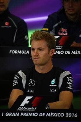Mexican Grand Prix, Mexico City 27 - 30 October 2016 27.10.2016 - press conference PK Pressekonferenz Nico Rosberg (GER) Mercedes AMG F1 W07 Hybrid 