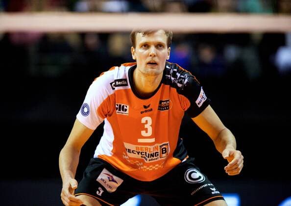 Volleyball Herren Berlin 27.10.2016 POKAL ACHTELFINALE Max Schmeling Halle Berlin Recycling Volleys geg United Volleys Rhein-Main 3 : 1 Robert KROMM 3 scc