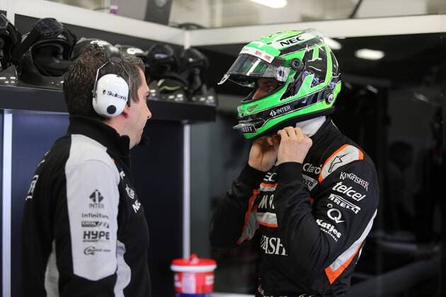Mexican Grand Prix, Mexico City 27 - 30 October 2016 28.10.2016 - Free Practice 1, Nico Hulkenberg (GER) Sahara Force India F1 VJM09 