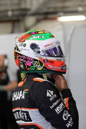 Mexican Grand Prix, Mexico City 27 - 30 October 2016 28.10.2016 - Free Practice 1, Sergio Perez (MEX) Sahara Force India F1 VJM09 