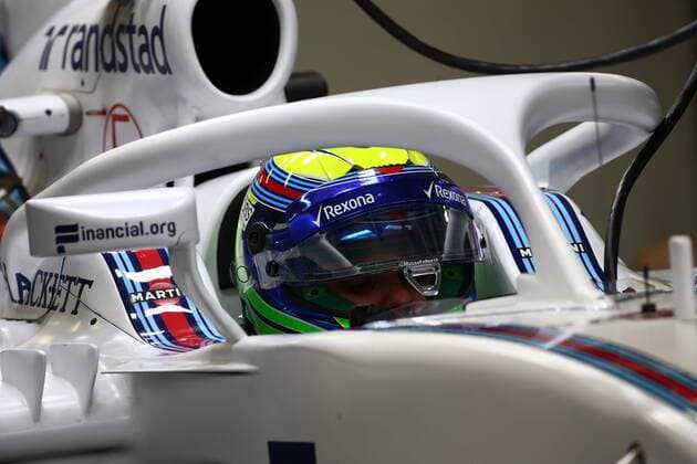 Mexican Grand Prix, Mexico City 27 - 30 October 2016 28.10.2016 - Free Practice 1, Felipe Massa (BRA) Williams FW38 with Halo cockpit cover 