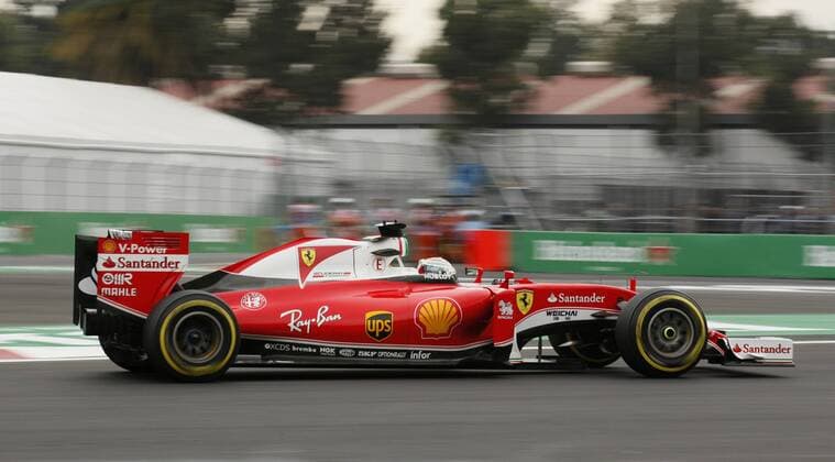 Finnish driver Kimi Raikkonen from Ferrari in action druing the free practice of Mexico s Formula One Grand Prix at Hermanos Rodriguez racetrack in Mexico City, Mexico, 28 October 2016. The competition will be held next Sunday 30 October. FREE PRACTICE AT MEXICO S FORMULA ONE GRAND PRIX !ACHTUNG: NUR REDAKTIONELLE NUTZUNG!  MEX001 20161028-636132846429883886