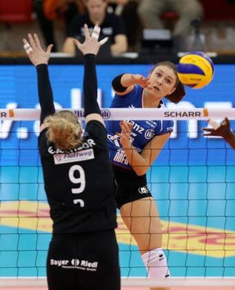 Stuttgart Volleyball Allianz MTV Stuttgart vs. Rote Raben Vilsbiburg, Michaela Mlejnkova (Stuttgart)