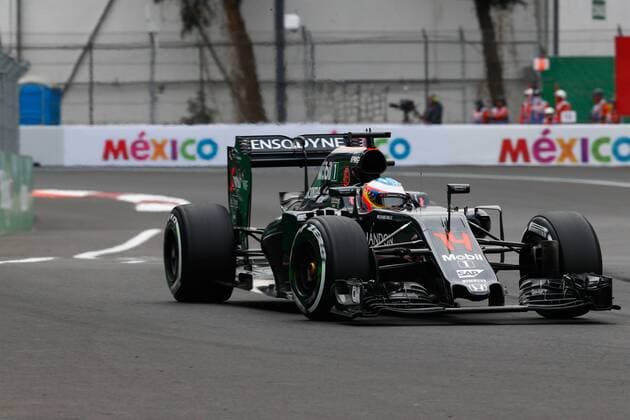 Motorsports: FIA Formula One World Championship WM Weltmeisterschaft 2016, Grand Prix of Mexico, 14 Fernando Alonso (ESP, McLaren Honda Formula 1 Team), xHOCHxZWEIx