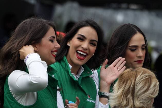 Mexican Grand Prix, Mexico City 27 - 30 October 2016 28.10.2016 - Free Practice 2, Grid Girls 