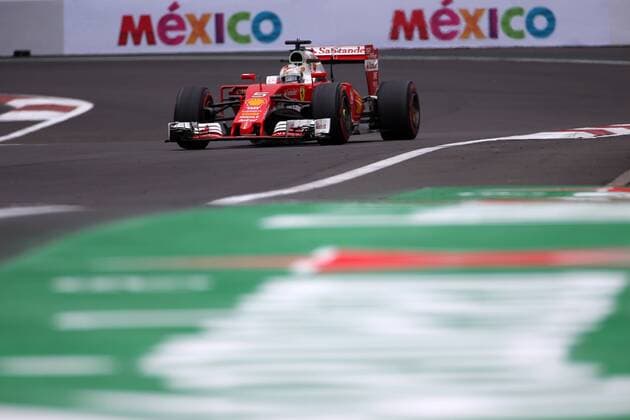 Bilder des Tages SPORT Mexican Grand Prix, Mexico City 27 - 30 October 2016 28.10.2016 - Free Practice 2, Sebastian Vettel (GER) Scuderia Ferrari SF16-H 
