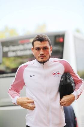 Kyriakos Papadopoulos (RB Leipzig) kommt aus dem Bus vor dem Spiel SV Darmstadt gegen RB Leipzig in der 1. Fussball Bundesliga am 29.10.2016, Darmstadt Copyright: xBermel Eibner-Pressefotox EP_MBL